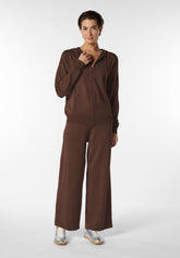 Tuta Due Pezzi in Maglia di Viscosa Knitwear Boarding Pass - Marrone Scuro - Dark brown | Oroblù