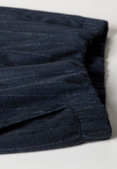 Leggings in Flanella Elasticizzata - Blu a Righe - Blue stripes | Oroblù