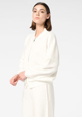 Technical Modal Zip Sweatshirt Boarding Pass - Ivory - Ivory | Oroblù