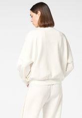 Technical Modal Zip Sweatshirt Boarding Pass - Ivory - Ivory | Oroblù