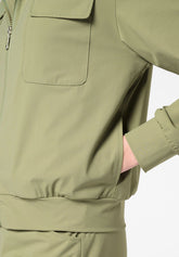 Giacca Manica Lunga in Tessuto Tecnico Leggero ed Elasticizzato New Travel - Militare - Military | Oroblù