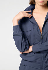 Light Technical Stretch Jacket New Travel - Blue - Blue | Oroblù