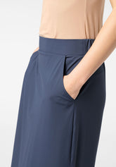 Light Technical Stretch Skirt New Travel - Blue - Blue | Oroblù