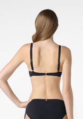 Underwired Bikini Top Color - Black - Black | Oroblù