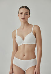 Perfect Fit Padded Balconette with Underwire - White - White | Oroblù