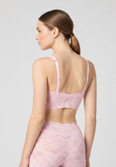 Bralette in Pizzo Elasticizzato Lacewear - Rosa Peonia - Peony | Oroblù