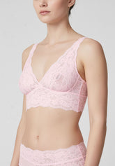 Bralette in Pizzo Elasticizzato Lacewear - Rosa Peonia - Peony | Oroblù
