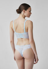 Bralette aus elastischer Spitze Lacewear - Hellblau - Baby blue | Oroblù