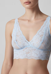 Bralette aus elastischer Spitze Lacewear - Hellblau - Baby blue | Oroblù