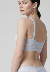 Bralette aus elastischer Spitze Lacewear - Hellblau - Baby blue | Oroblù