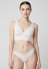 Bralette in Pizzo Elasticizzato Lacewear - Beige Seta - Silk | Oroblù