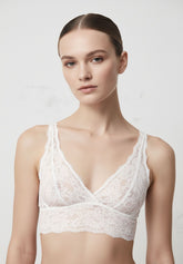 Bralette in Pizzo Elasticizzato Lacewear - Beige Seta - Silk | Oroblù