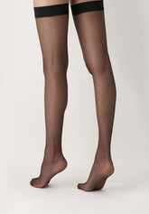 Geo 8 Up Sheer hold-ups - Black - Black | Oroblù