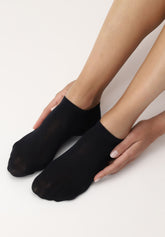 Calza Corta Solange Sport Bipack - Nero - Black | Oroblù