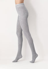 Blickdichte Lyocell Comfort Touch Strumpfhose - Grau Melange - Grey melange | Oroblù