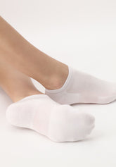 Lyocell Sneaker Socks Perfect Comfort - White - White | Oroblù