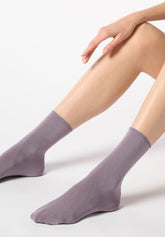 Calzino Corto in Modal e Cashmere Cheryl - Lilla 11 - Lilac 11 | Oroblù