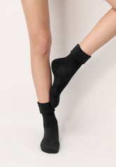 Calzino in Lana e Cashmere Hilda - Nero - Black | Oroblù