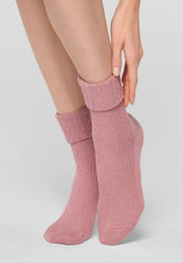 Wool and Cashmere Socks Hilda - Peony - Peony 12 | Oroblù