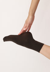 Superwash Wool Short Socks Nives - Brown 4 - Brown 4 | Oroblù