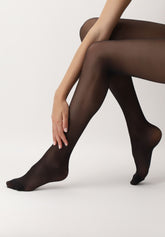 Repos 70 Graduated Compression Tights - Black - Black | Oroblù