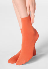 All Colors 50 Opaque Sock - Mandarin Orange 9 - Mandarin 9 | Oroblù
