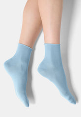 Chaussettes en Lyocell Perfect Comfort - Bleu Ciel - Sky | Oroblù