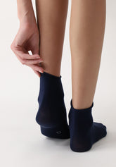 Lyocell Perfect Comfort Socks - Blue - Blue | Oroblù