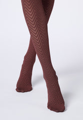 Collant Coprente Tweed 40 - Cacao 3 - Cacao 3 | Oroblù