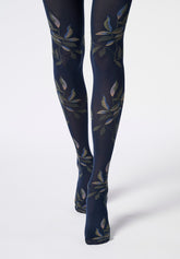 Opaque Tights Shaded Leaves 50 - Blue 11 - Blue 11 | Oroblù