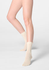 Lyocell Socks Soft Perfect Comfort - Wool White - Wool | Oroblù