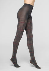 Collant Coprente Soft Plaid 60 - Nero - Black | Oroblù