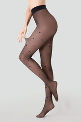 Collant Coprente Termico effetto Velato Thermo-Nude - Nero - Black sheer | Oroblù