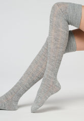 Parigina Traforata Soft Knit - Grigio Melange - Grey melange | Oroblù