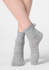 Calzino Corto Soft Knit - Grigio Melange - Grey melange | Oroblù