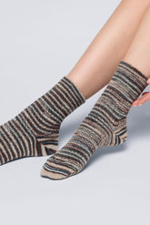 Calzino Corto Color Lines - Grigio - Grey | Oroblù