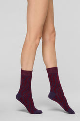 Kurze Socke Dune Flow - Violet - Violet | Oroblù