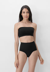 Nahtloses Bandeau-Top Dolcevita - Schwarz - Black | Oroblù