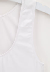 Canotta a Spalla Larga Senza Cuciture Dolcevita - Bianco - White | Oroblù