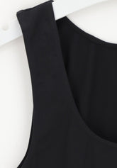 Canotta a Spalla Larga Senza Cuciture Dolcevita - Nero - Black | Oroblù