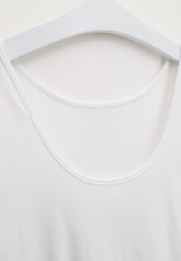 Half Sleeve Dolcevita Sweater - White - White | Oroblù