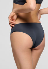 Slip aus elastischer Eco-Mikrofaser Skinwear - Hematite - Hematite 1 | Oroblù
