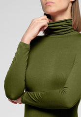 Pull--a-col-roul-e-en-cachemire-micromodal-et-parfait--a-manches-longues - Botanic - Botanic | Oroblù
