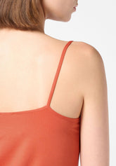 Perfect LineSlim Fit Modal Stretch Tank Top - Mandarin Orange 9 - Mandarin 9 | Oroblù