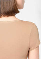 Maglia Manica Corta in Modal Elasticizzato Perfect Line - Nudo - Skin | Oroblù