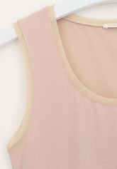 Canotta Spalla Larga in Modal Elasticizzato Perfect Line - Cipria - Powder | Oroblù