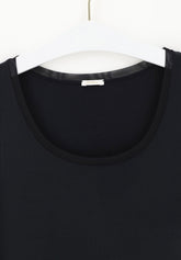 Canotta Spalla Larga in Modal Elasticizzato Perfect Line - Nero - Black | Oroblù