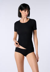 Culotte in Modal Elasticizzato Perfect Line Rib - Nero - Black | Oroblù