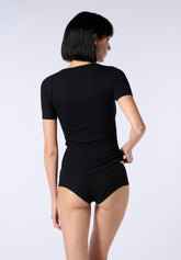 Culotte in Modal Elasticizzato Perfect Line Rib - Nero - Black | Oroblù