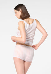 Culotte in Mercerized Cotton Luxe - White - White | Oroblù